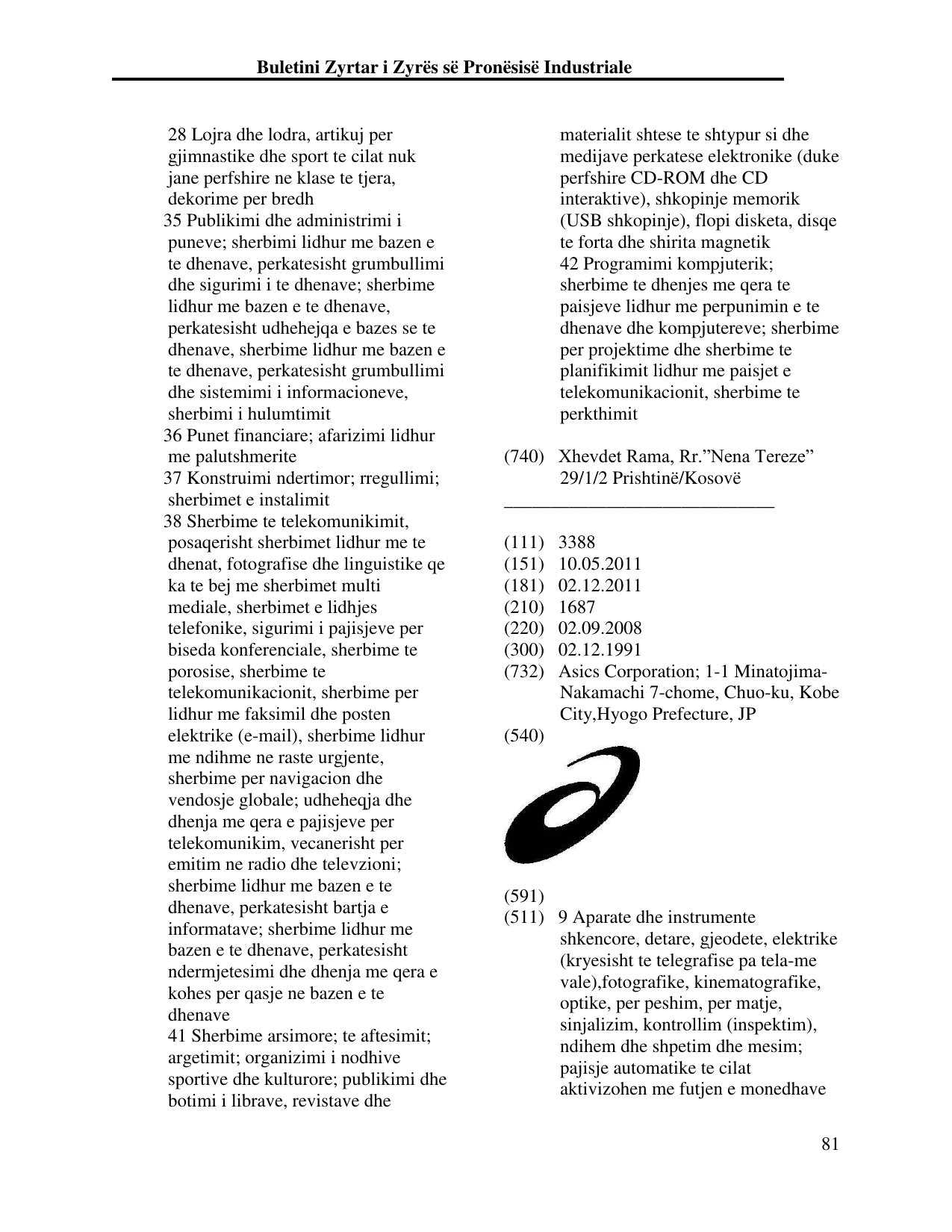 Faqja 81 e buletinit