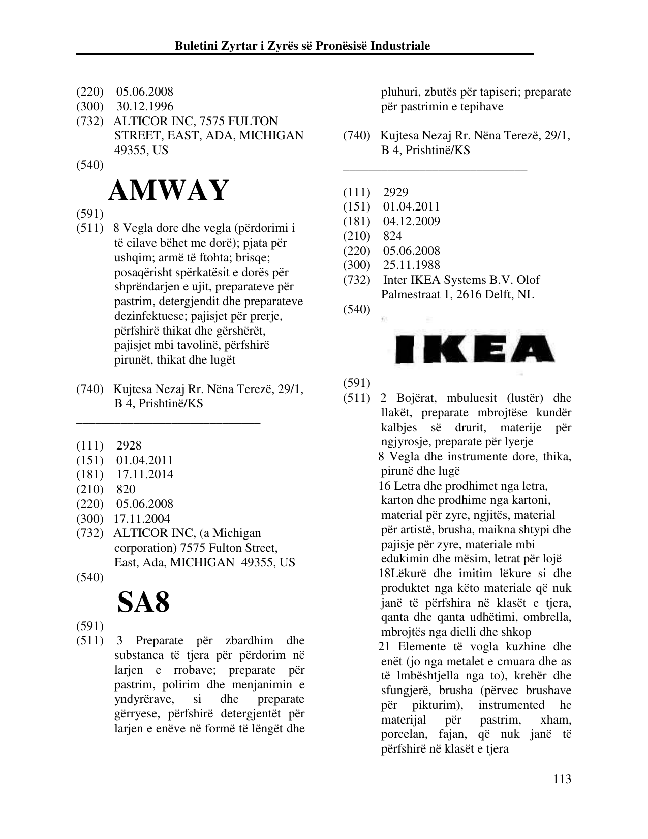 Faqja 113 e buletinit