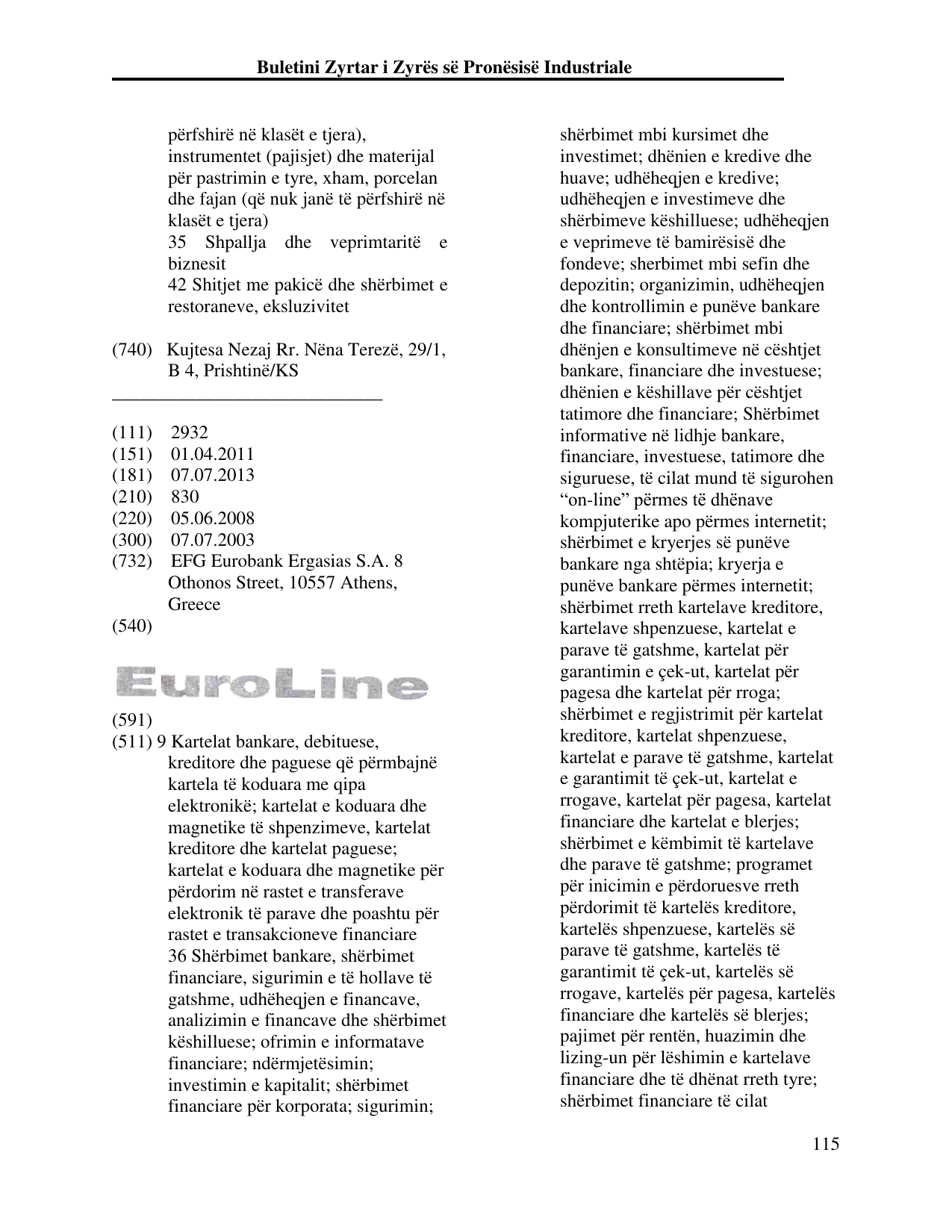 Faqja 115 e buletinit