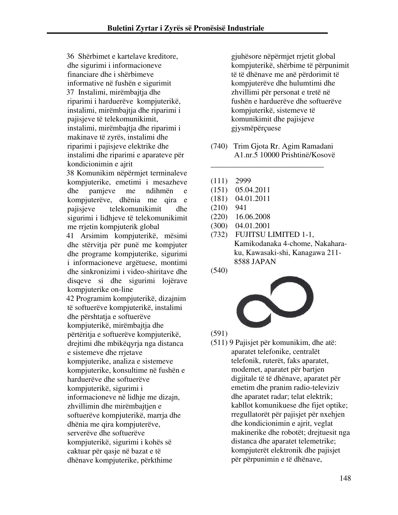 Faqja 148 e buletinit