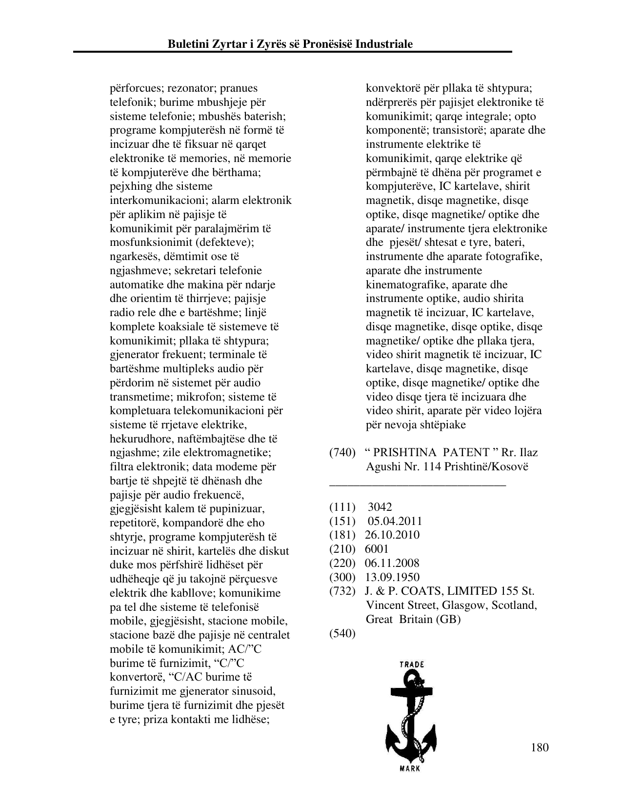 Faqja 180 e buletinit