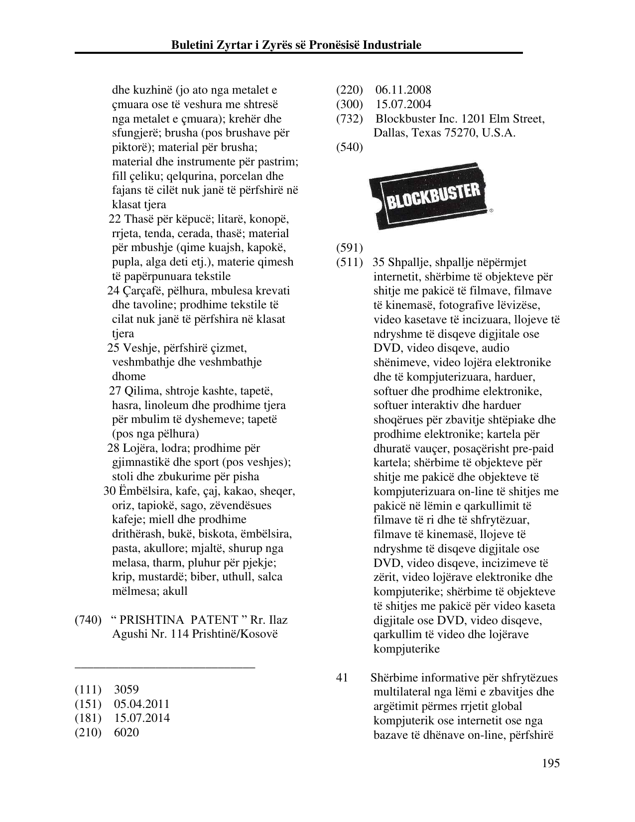 Faqja 195 e buletinit