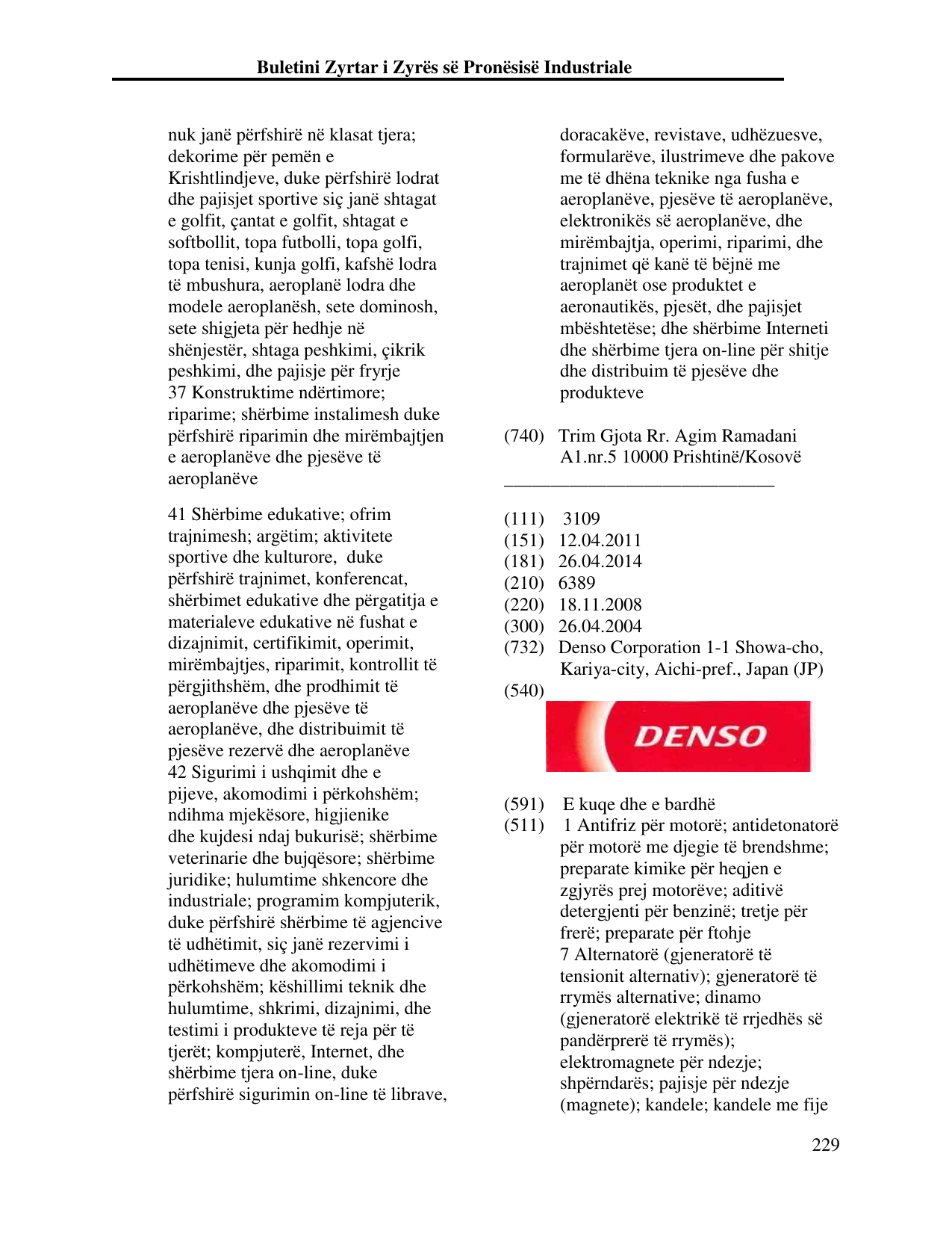 Faqja 229 e buletinit
