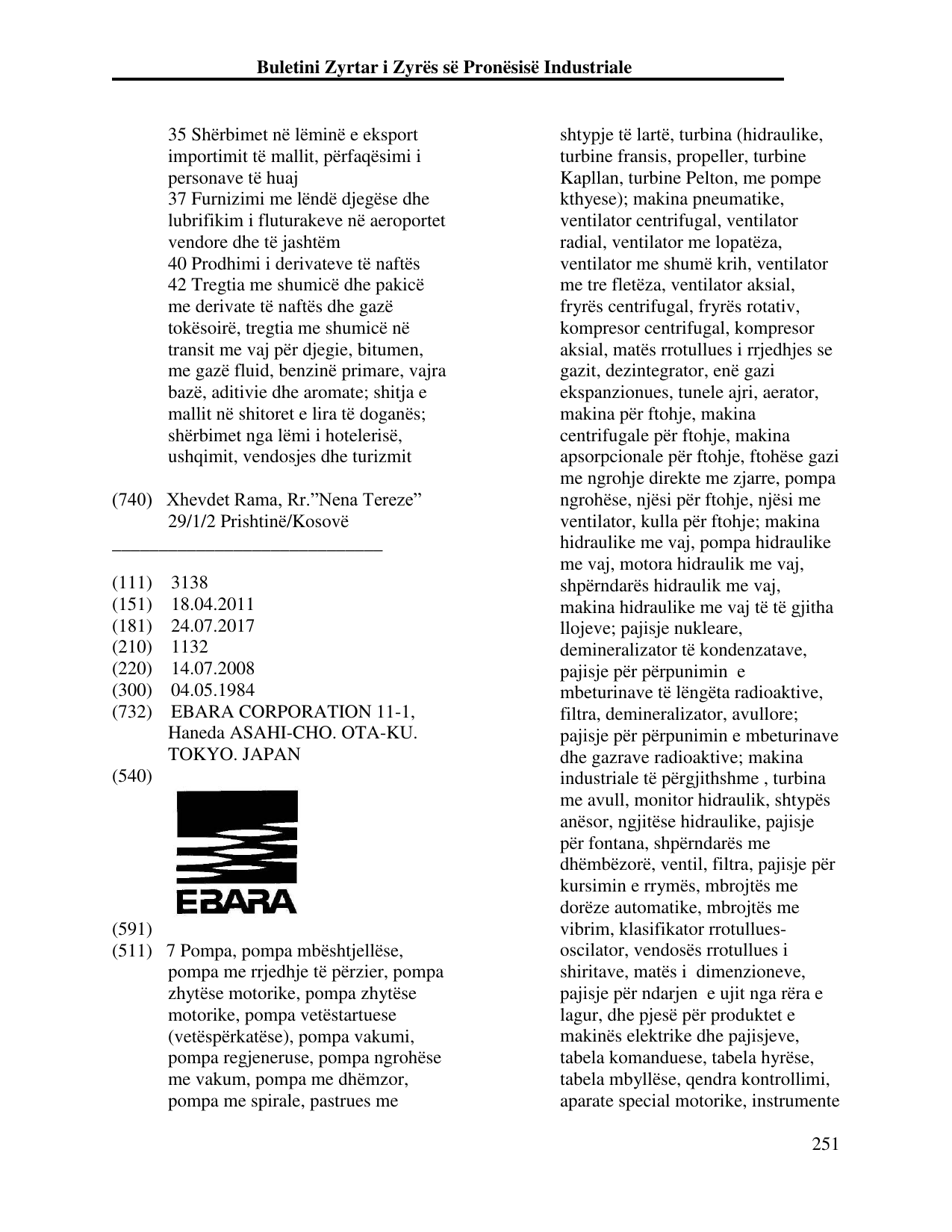 Faqja 251 e buletinit