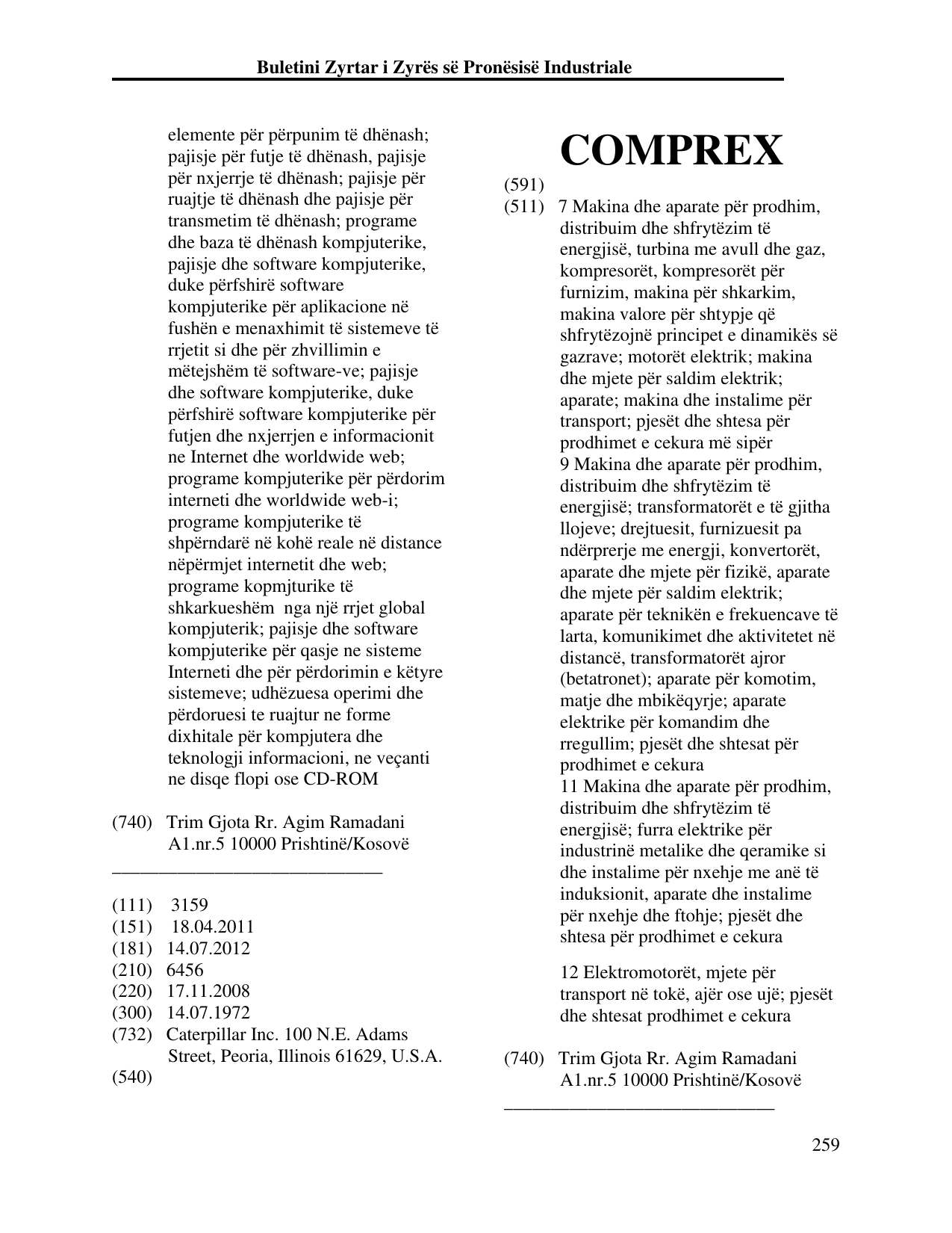 Pagina 259 del bollettino