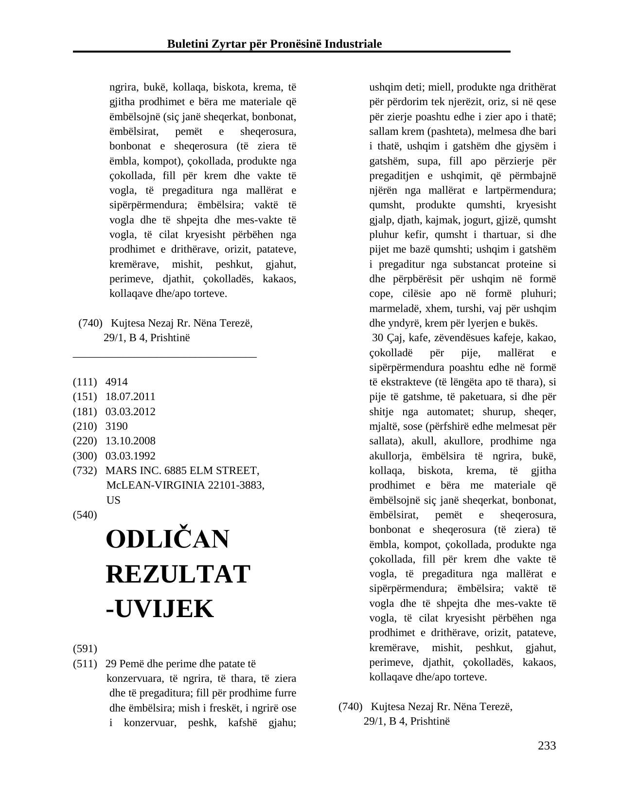 Faqja 233 e buletinit