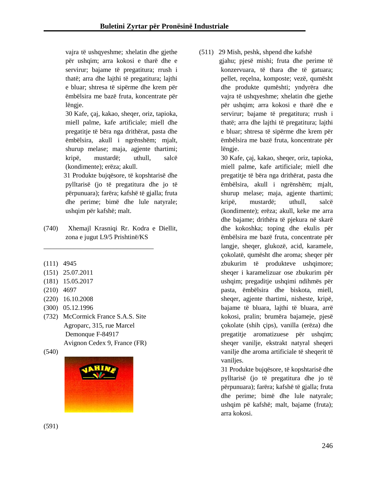 Faqja 246 e buletinit
