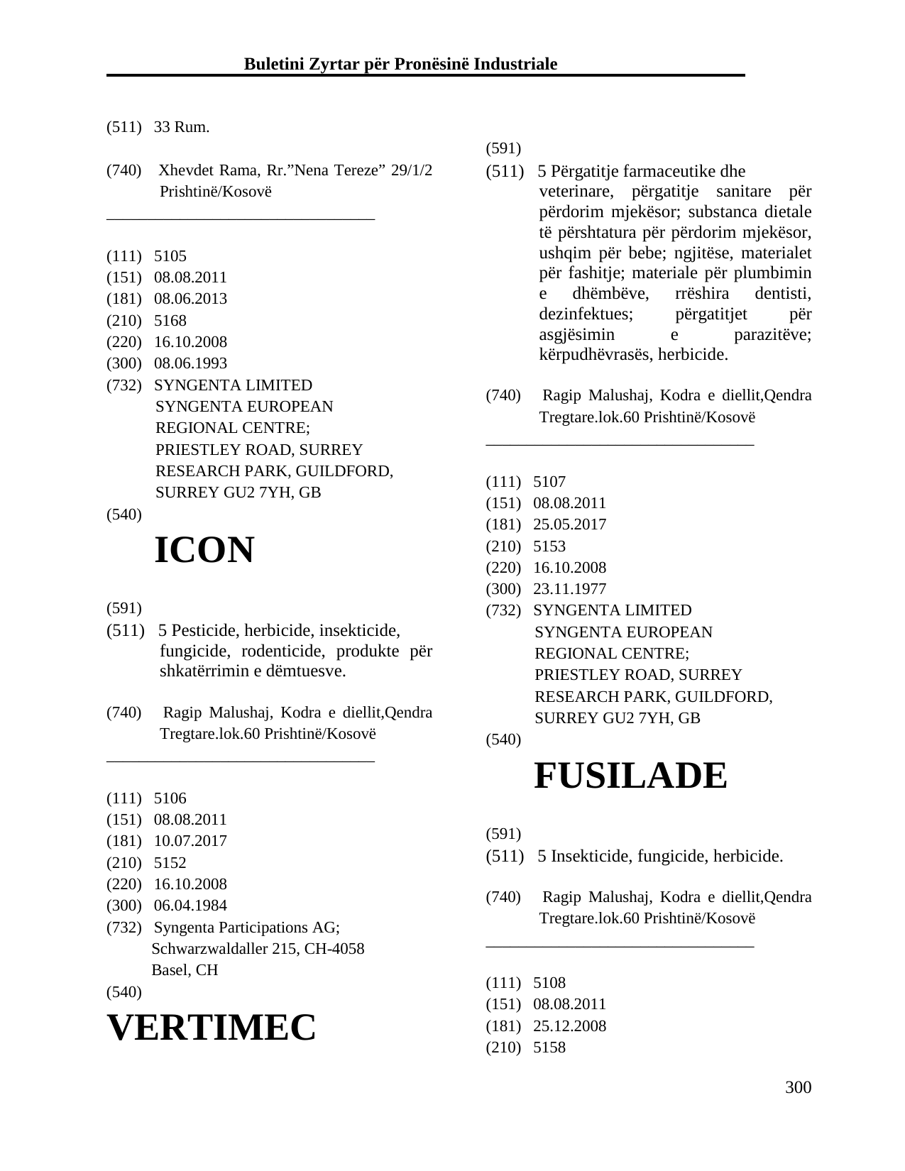 Faqja 300 e buletinit