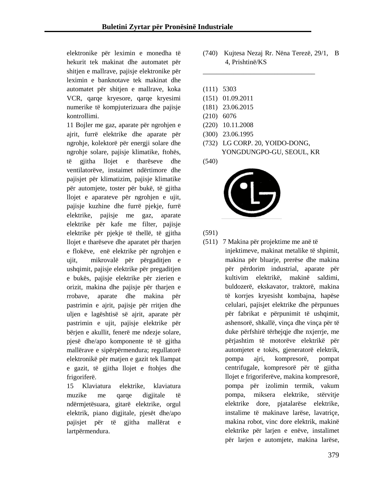 Faqja 379 e buletinit