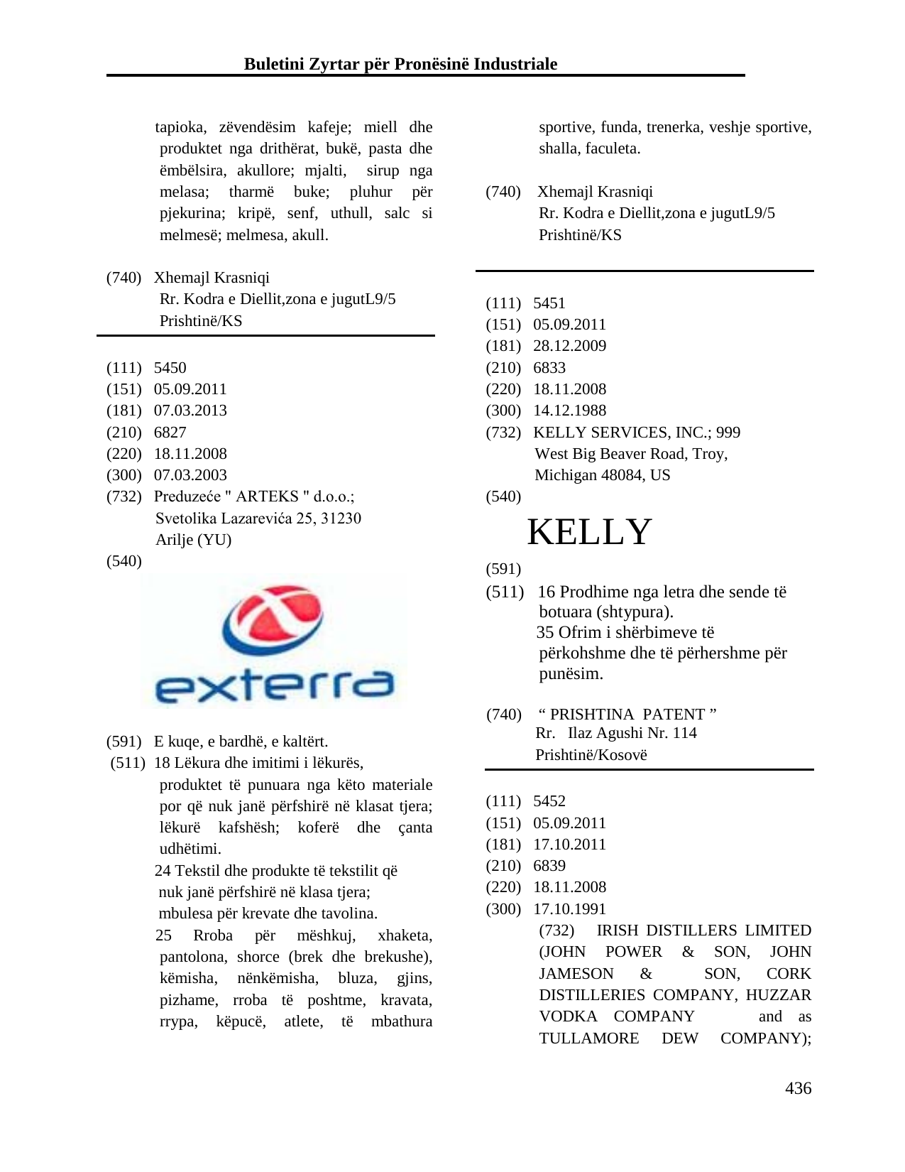 Faqja 436 e buletinit
