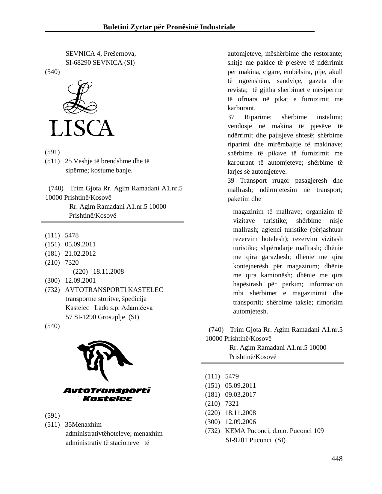 Faqja 448 e buletinit