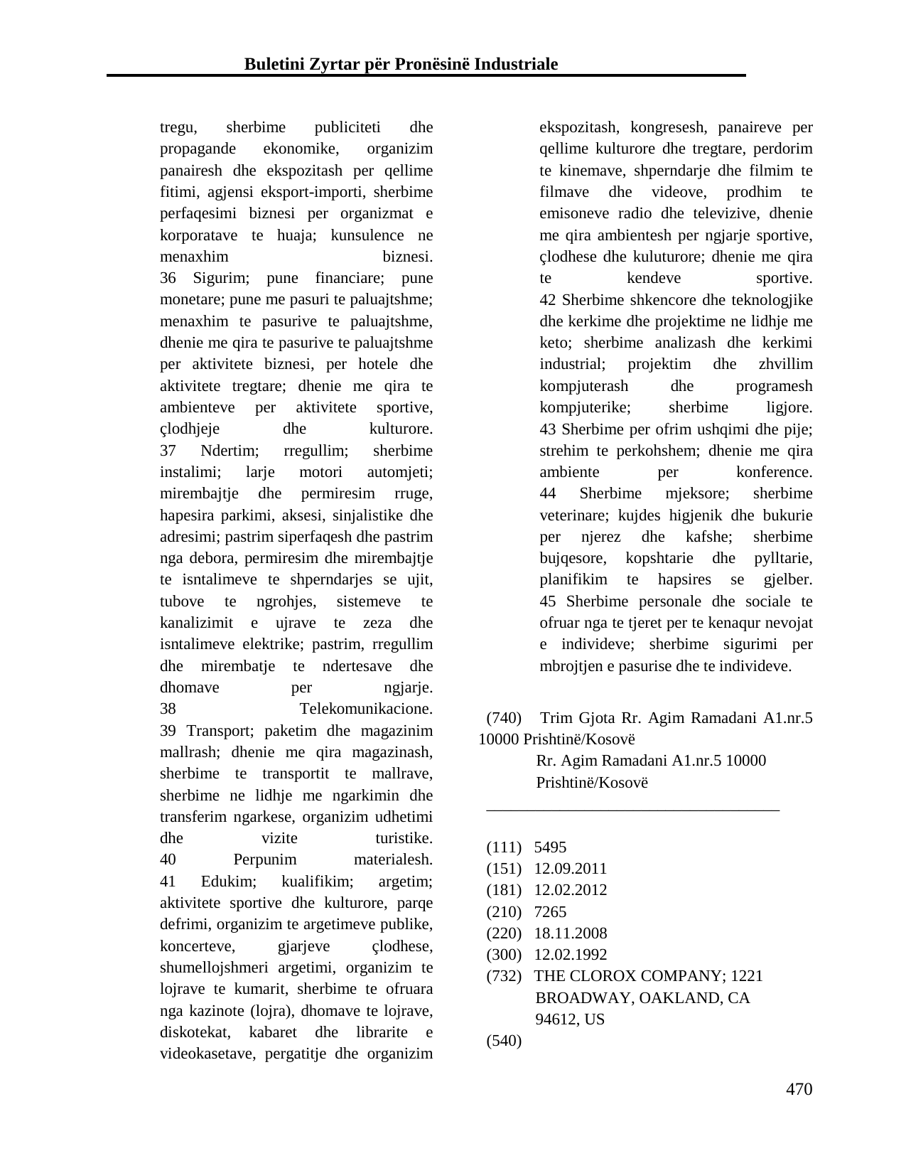 Faqja 470 e buletinit