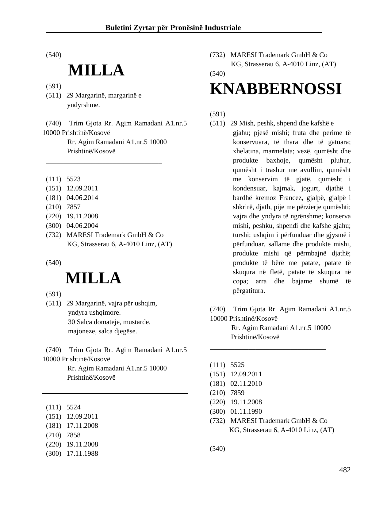 Faqja 482 e buletinit