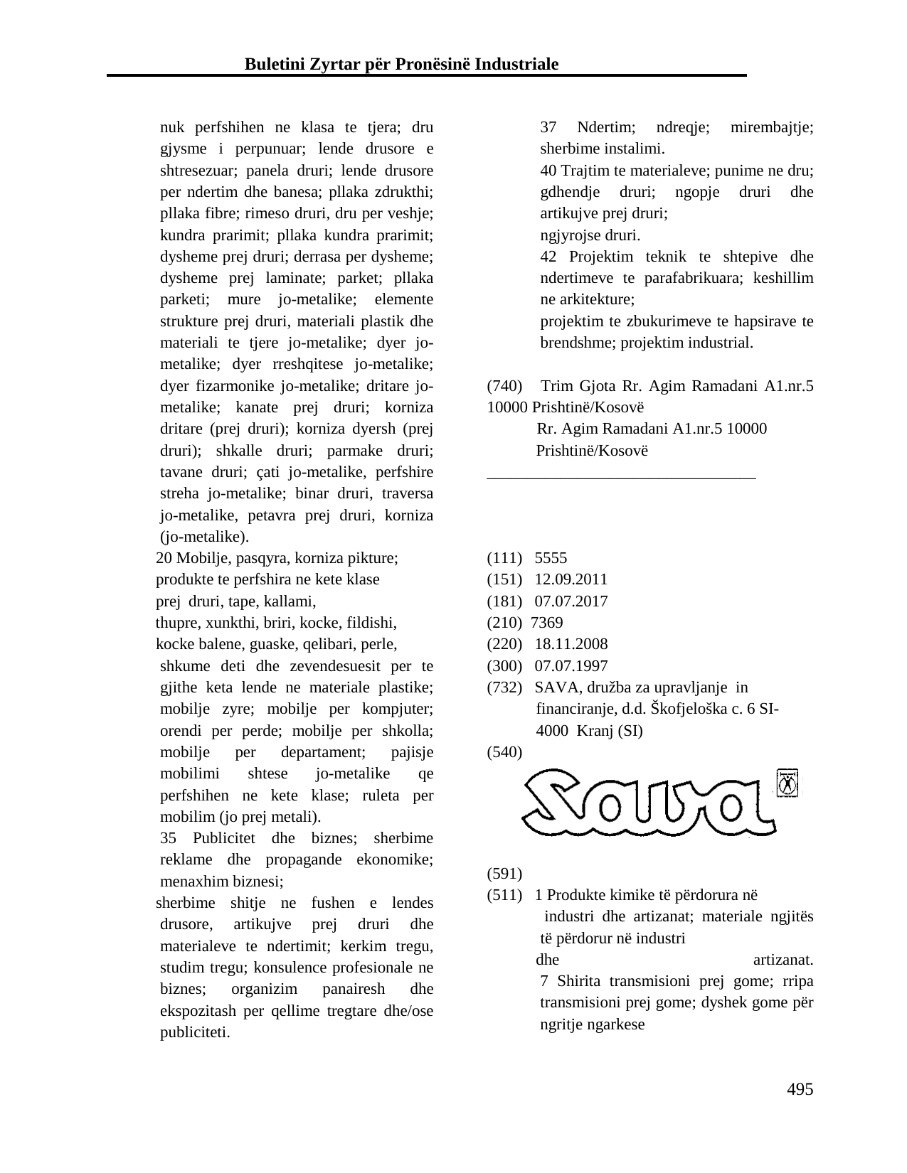 Faqja 495 e buletinit