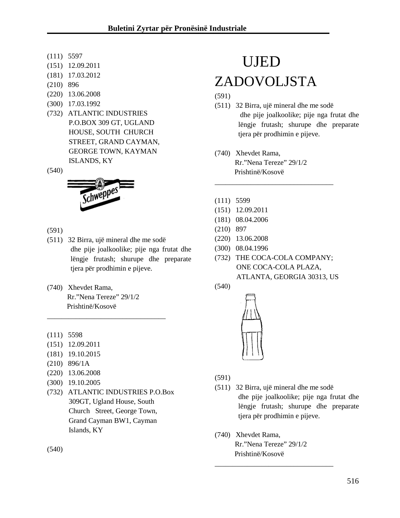 Faqja 516 e buletinit