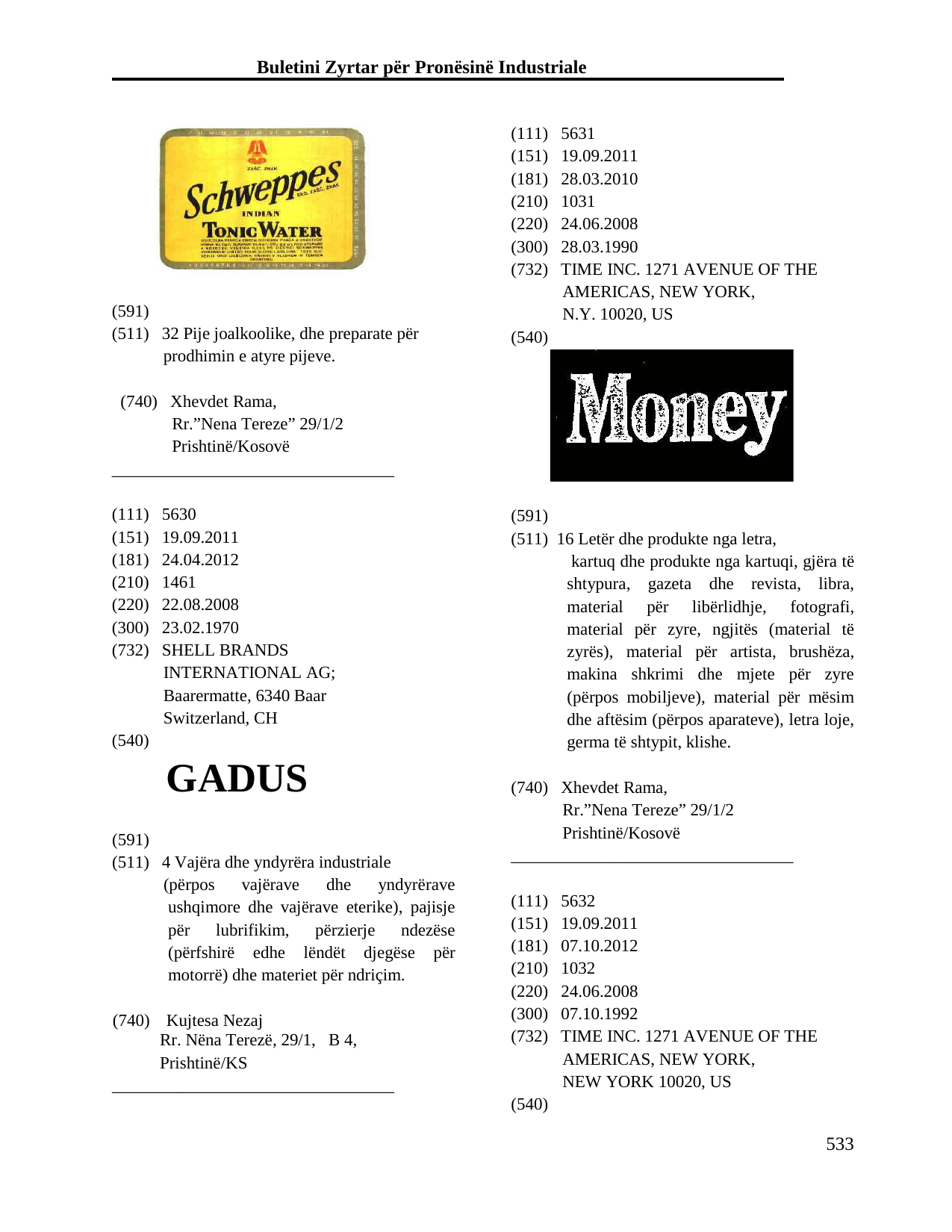 Faqja 533 e buletinit