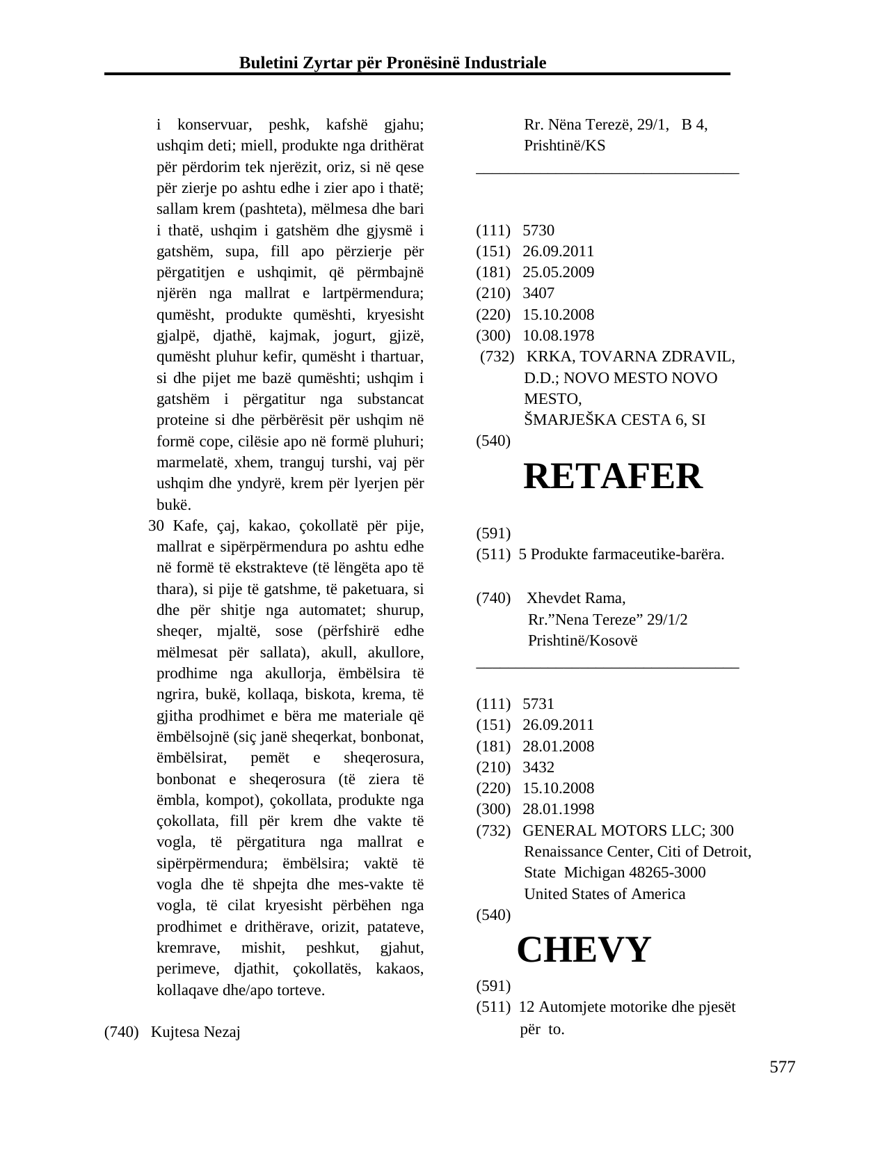 Faqja 577 e buletinit