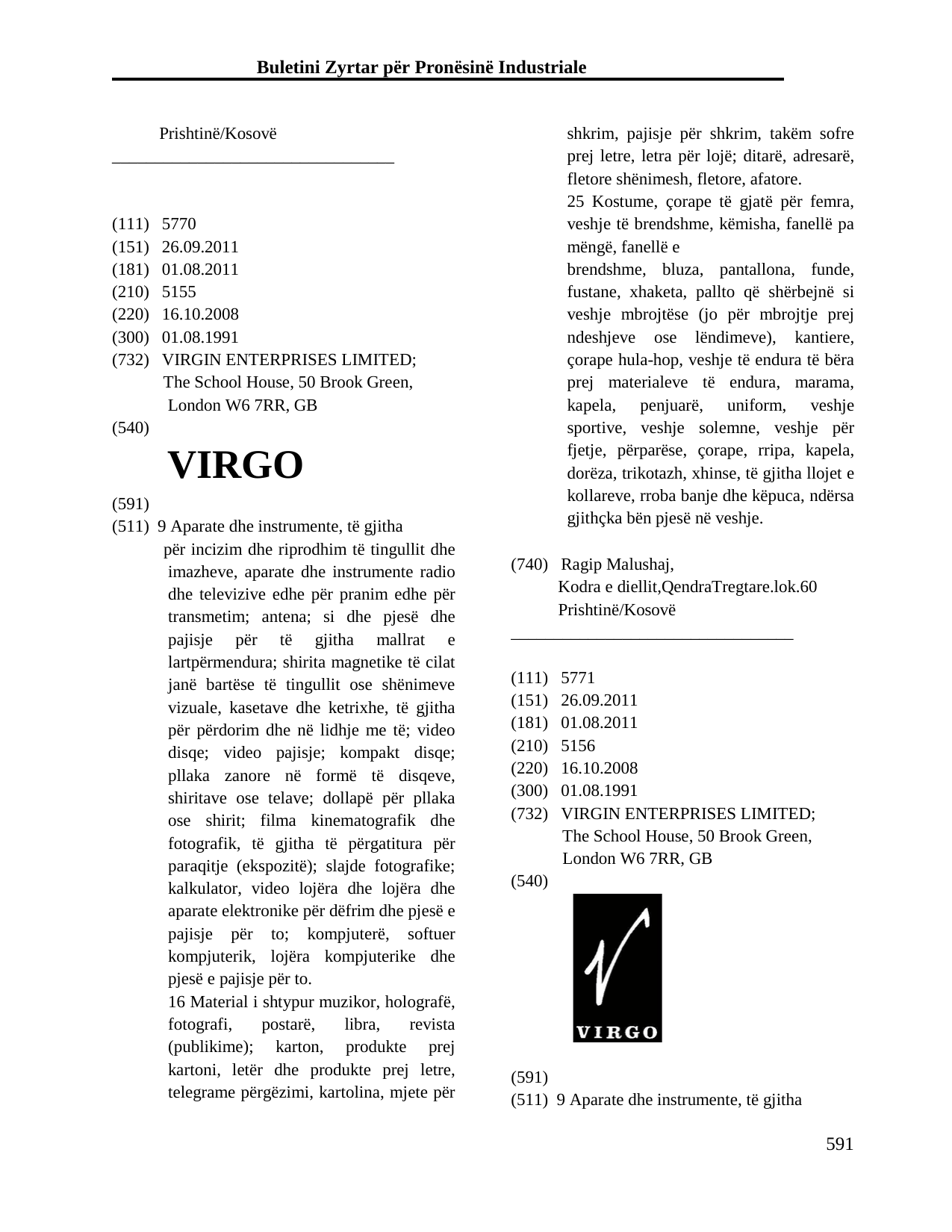 Faqja 591 e buletinit
