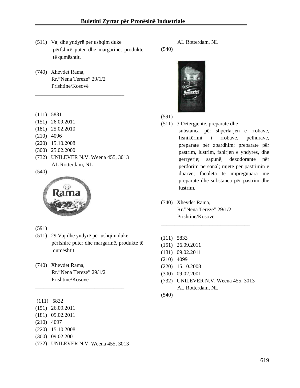 Faqja 619 e buletinit