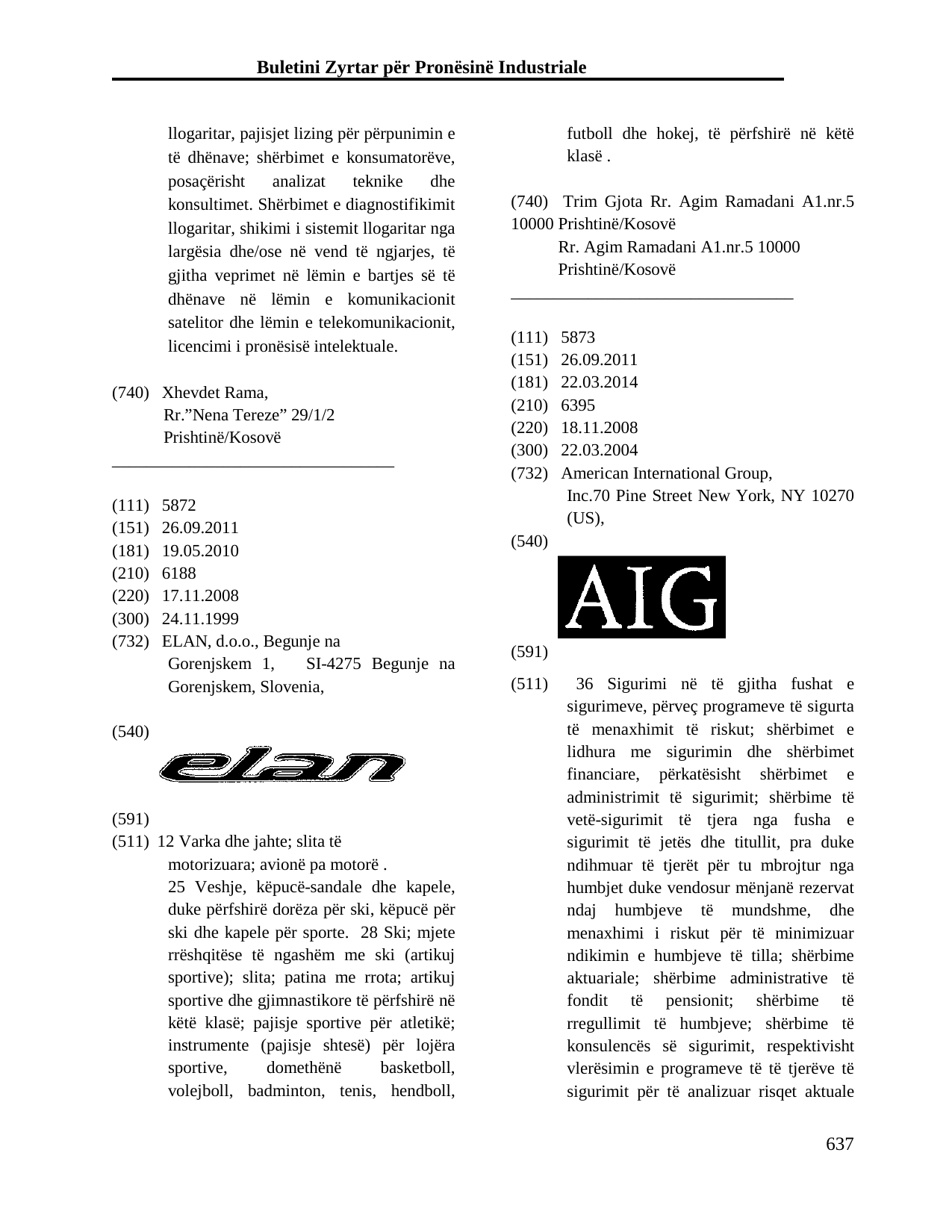 Faqja 637 e buletinit