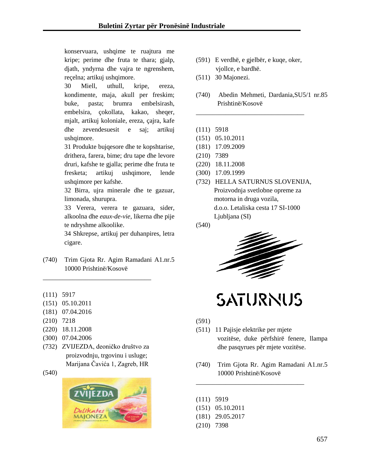 Faqja 657 e buletinit