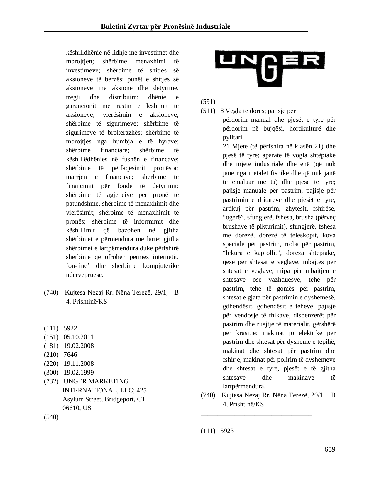 Faqja 659 e buletinit