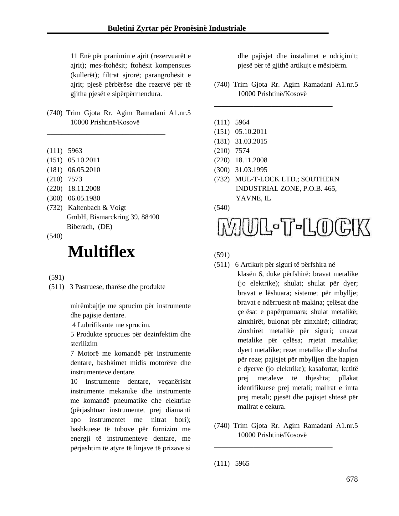 Faqja 678 e buletinit
