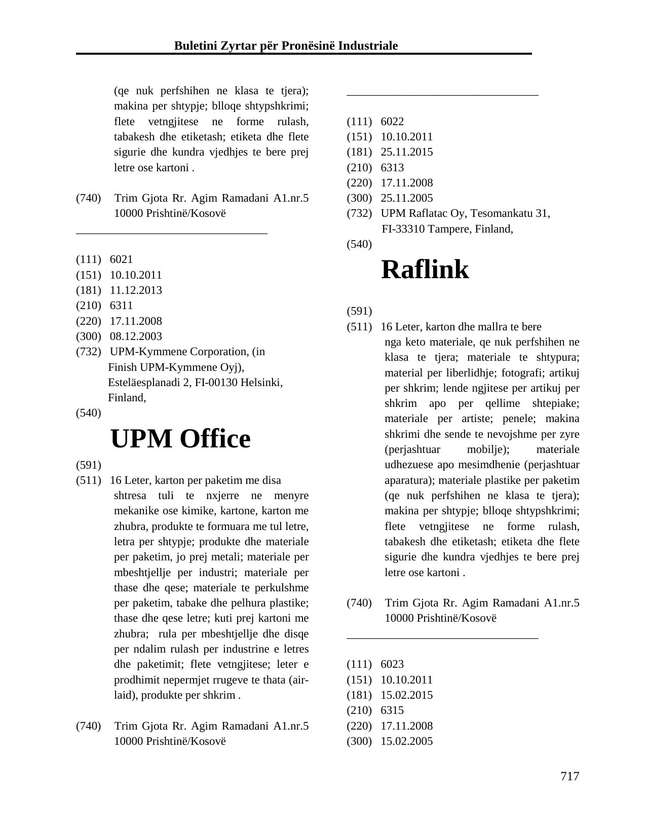 Faqja 717 e buletinit