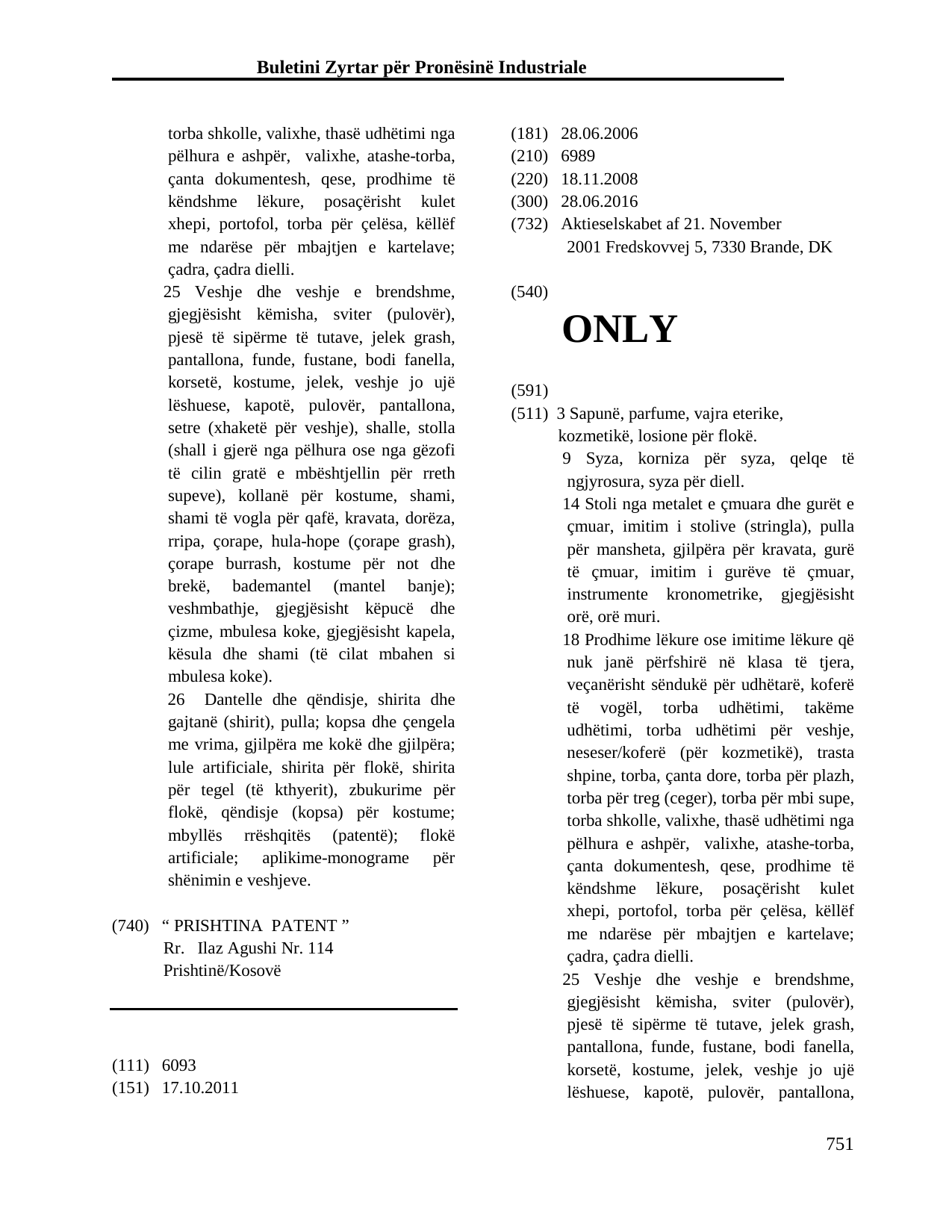 Faqja 751 e buletinit
