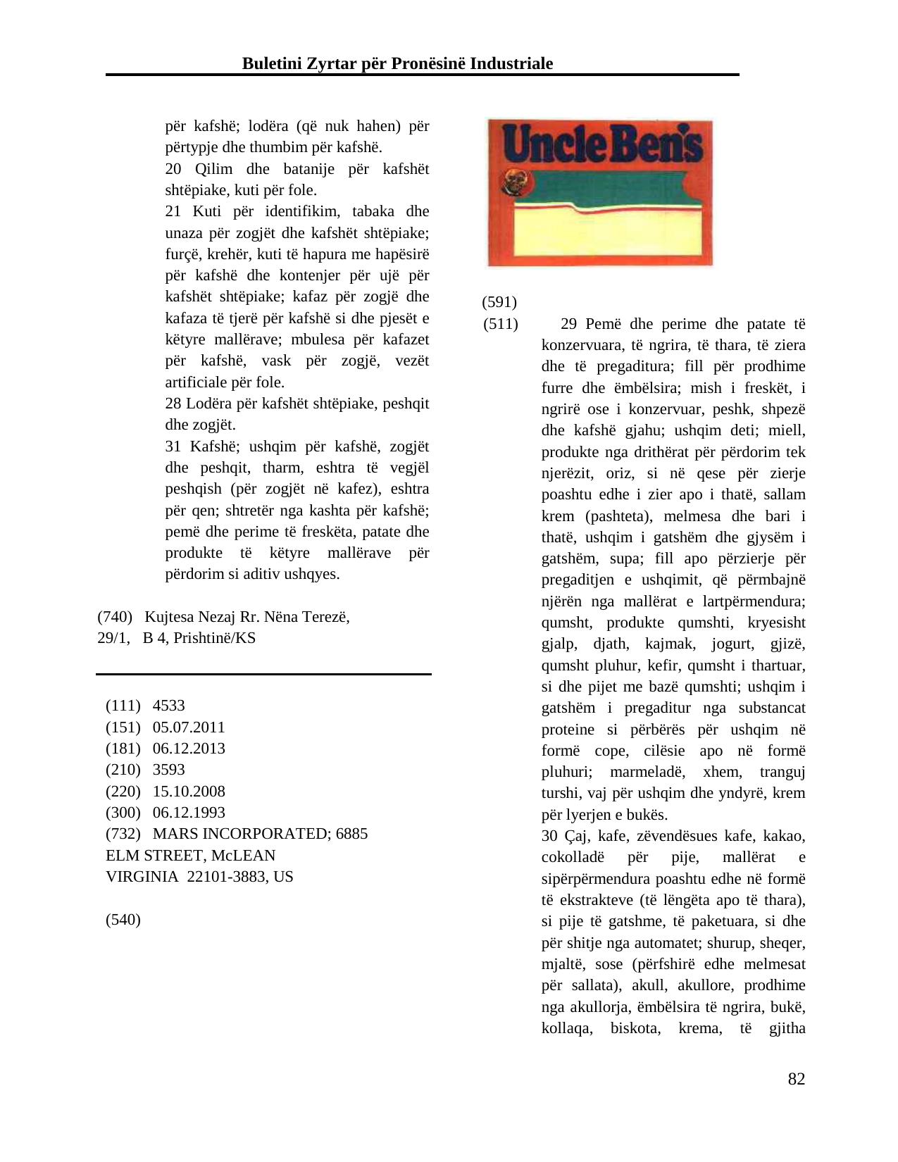 Faqja 82 e buletinit