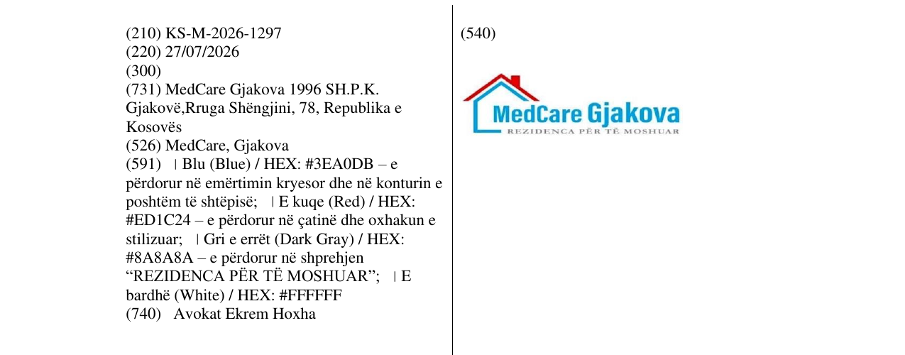 Zëri i markës MedCare, Gjakova në buletin