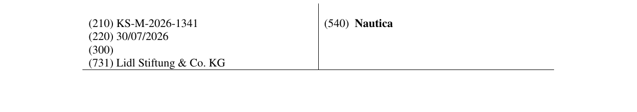 Zëri i markës Nautica në buletin