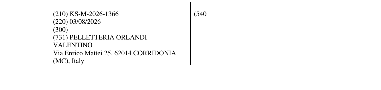 Zëri i markës KS/M/2026/1366 në buletin