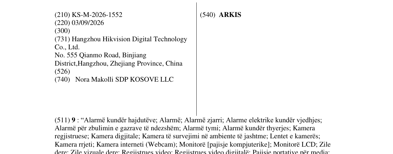 Zëri i markës ARKIS në buletin