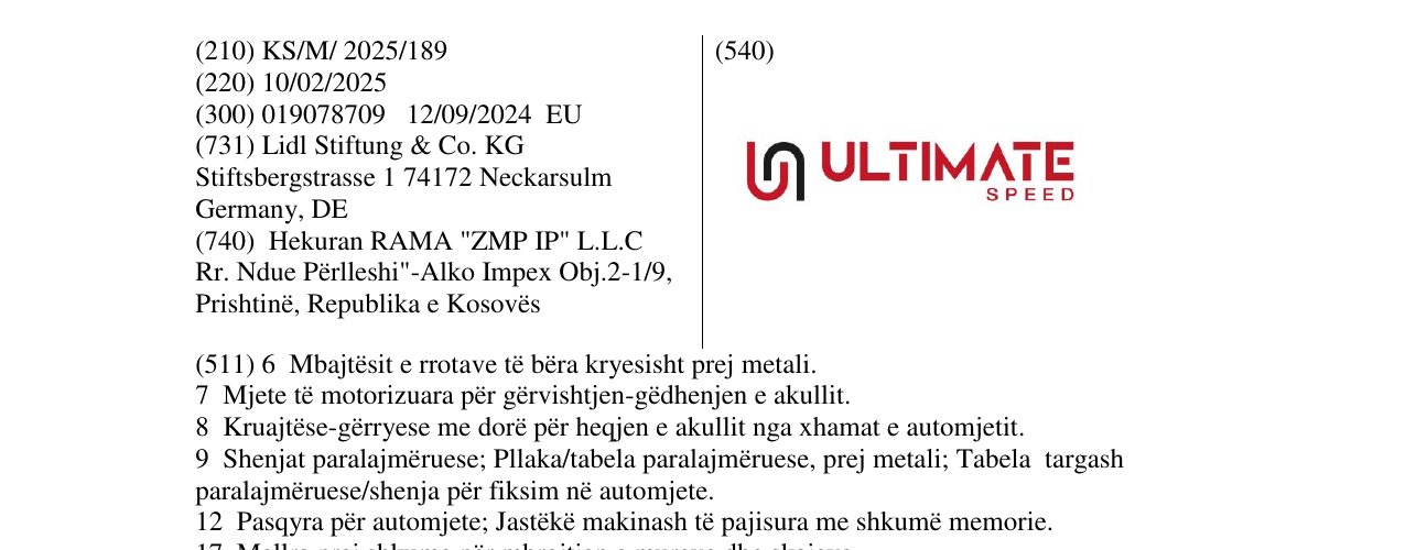 Zëri i markës ULTIMATE në buletin