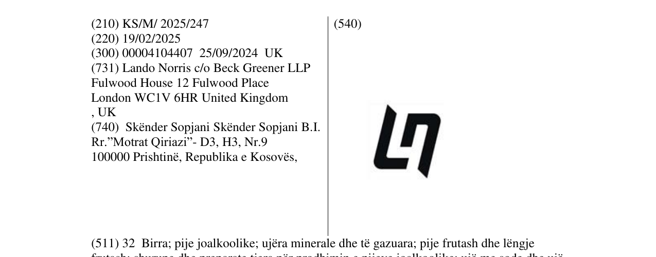 Zëri i markës LN4 në buletin