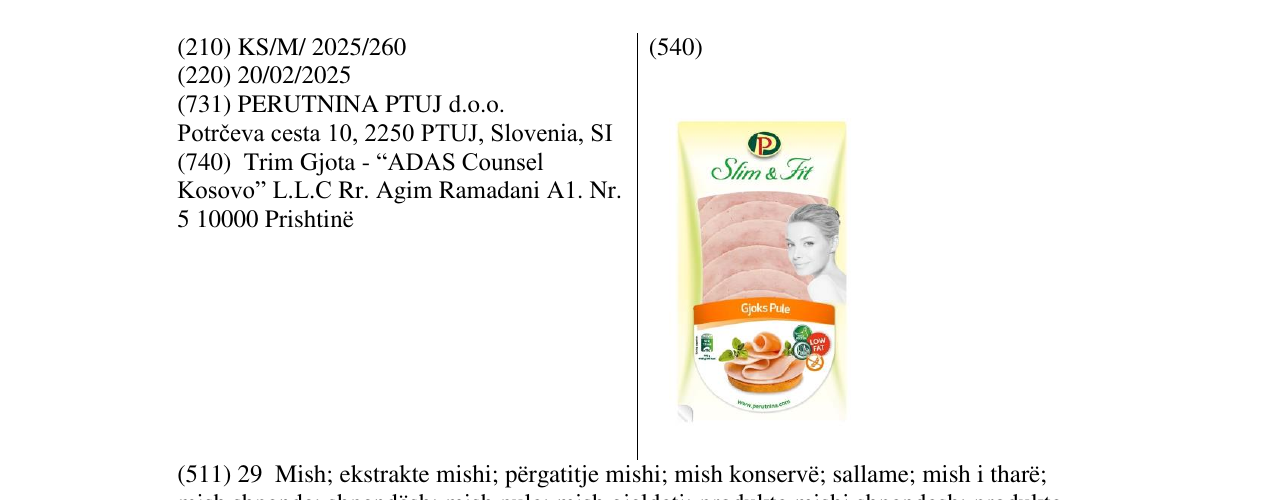 Zëri i markës Slim & Fit në buletin