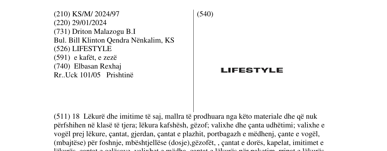 Zëri i markës LIFESTYLE në buletin