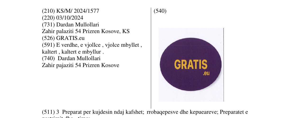 Zëri i markës GRATIS.eu në buletin