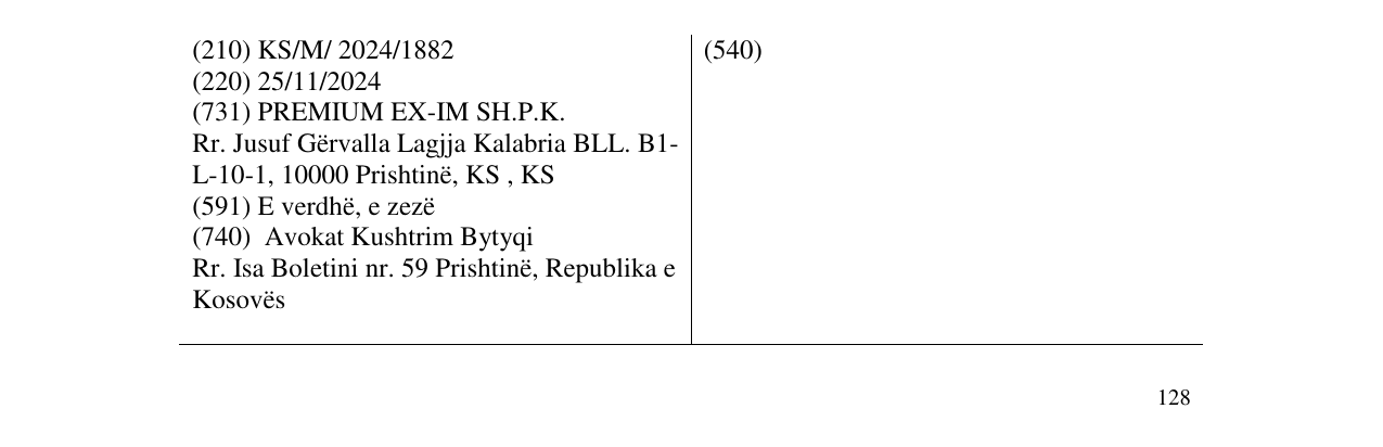 Zëri i markës P në buletin