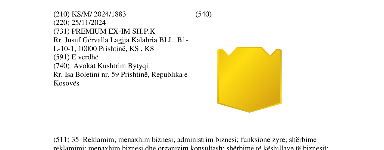 Zëri i markës P në buletin