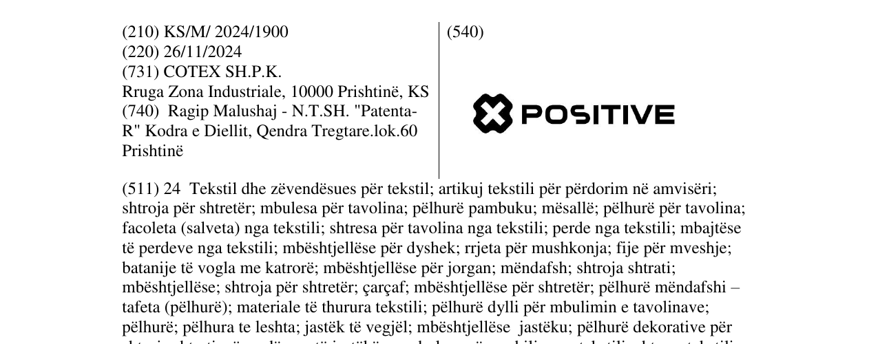 Zëri i markës POSITIVE në buletin