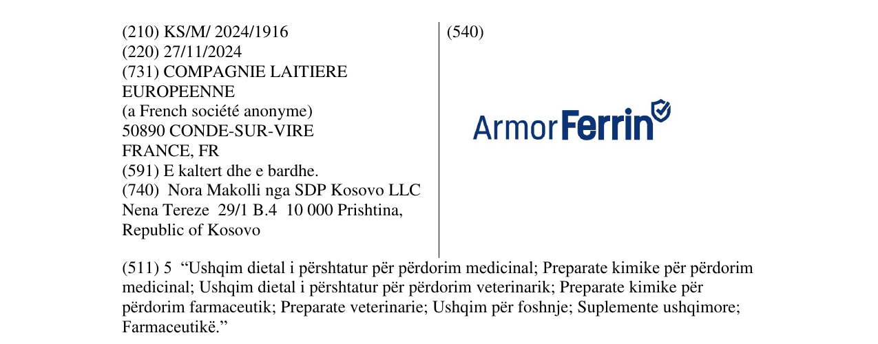 Zëri i markës ArmorFerrin në buletin