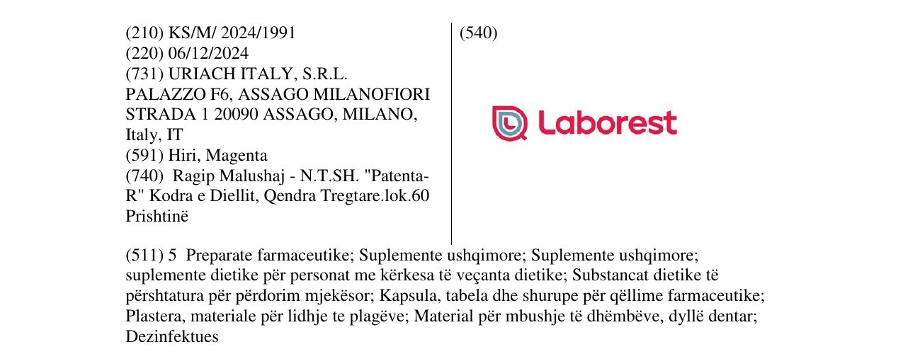 Zëri i markës Laborest në buletin