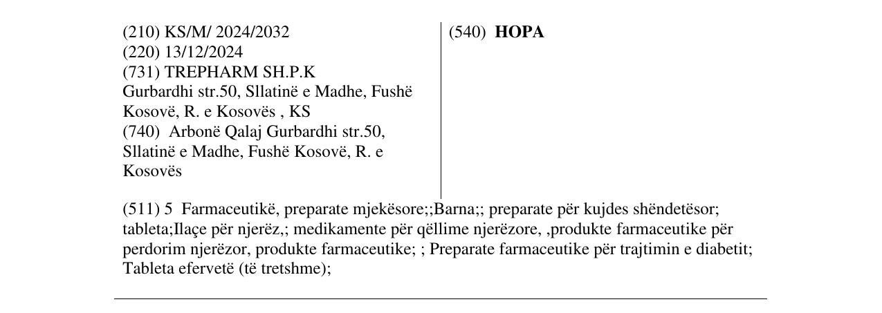Zëri i markës HOPA në buletin