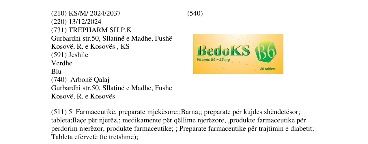 Zëri i markës BedoKS në buletin