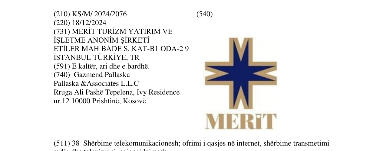 Zëri i markës MERIT në buletin