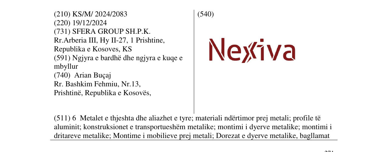 Zëri i markës Nexiva në buletin