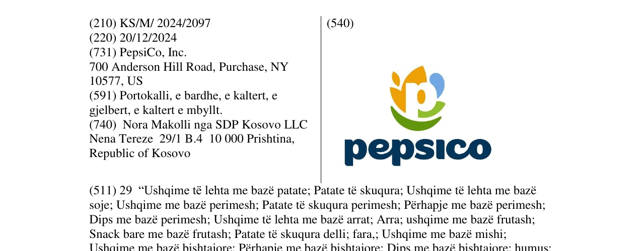 Zëri i markës pepsico në buletin
