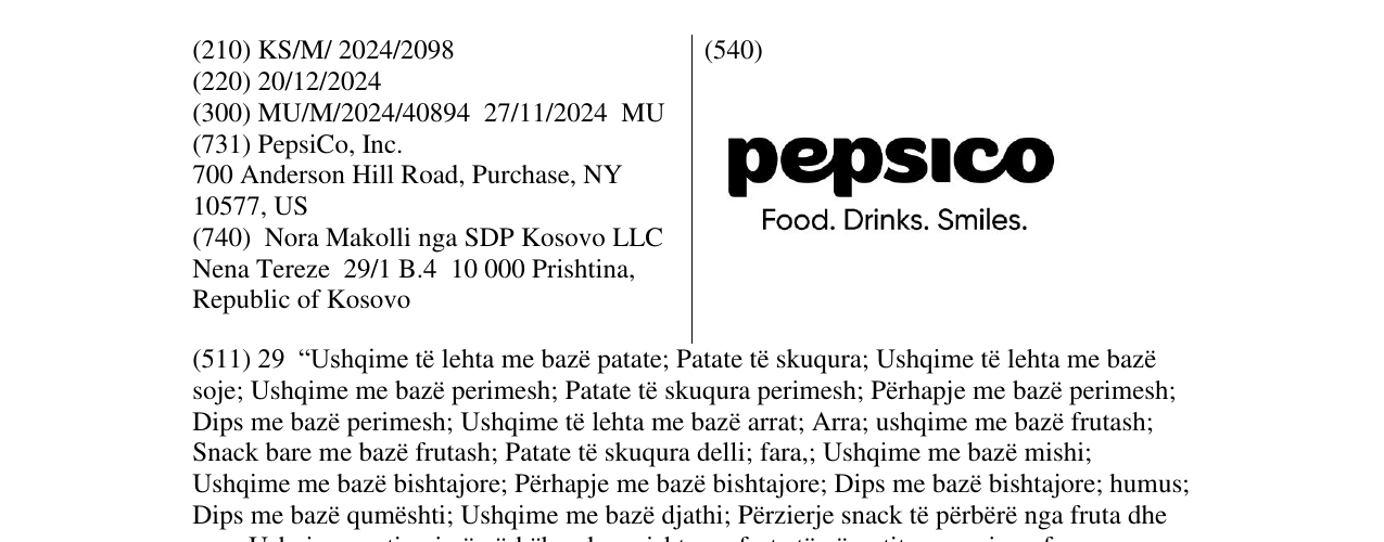 Zëri i markës pepsico në buletin